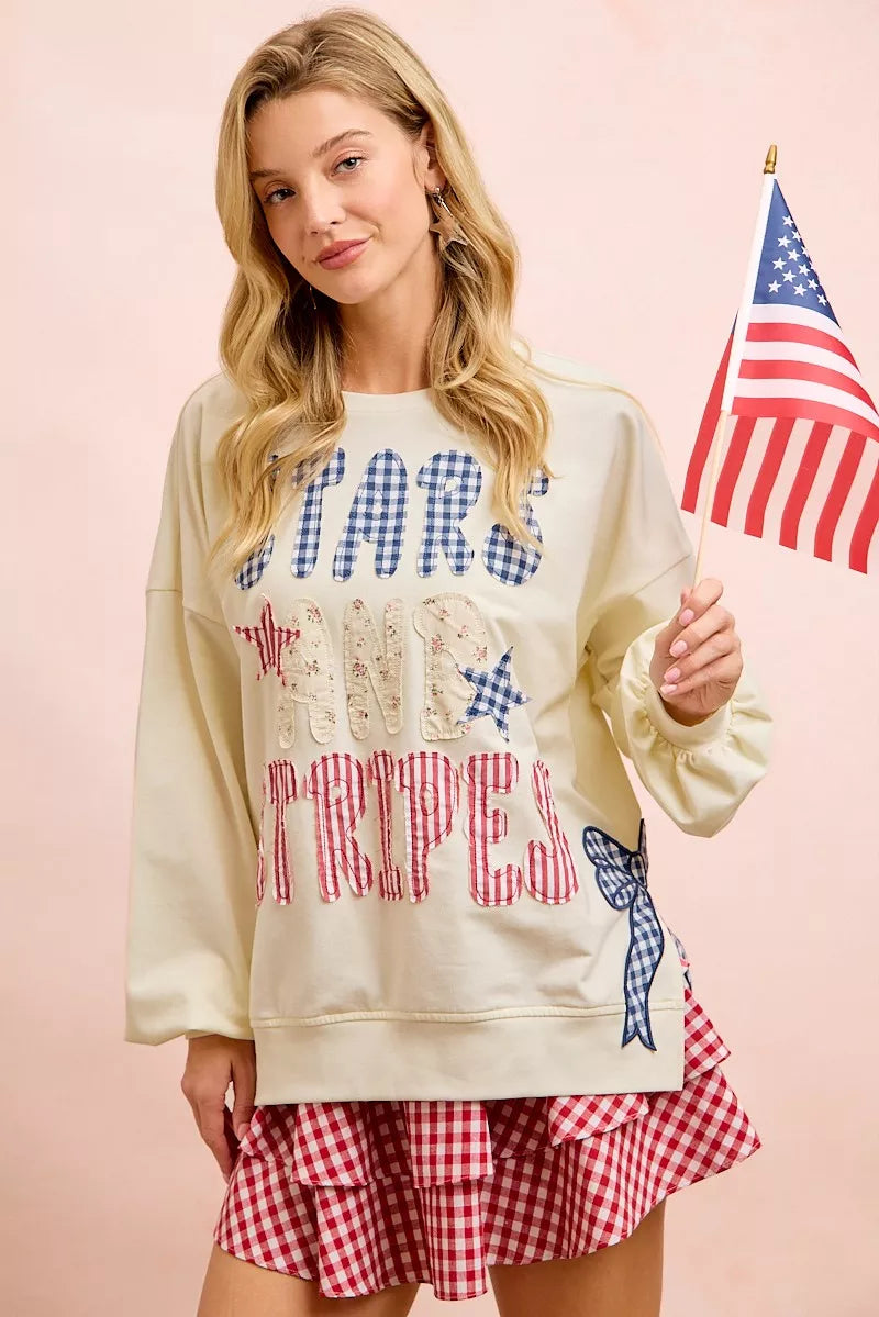 Patriotic 4th of July sweatshirt