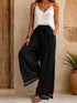 Lace Detail Wide Leg Pants lace detail
