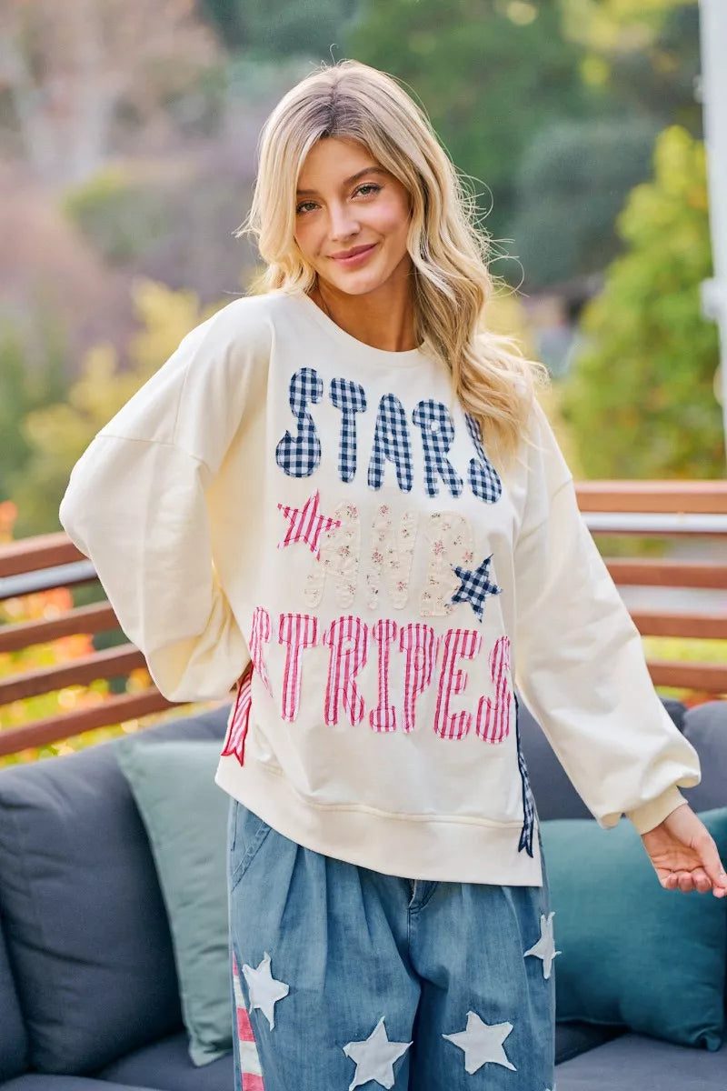 Patriotic 4th of July sweatshirt