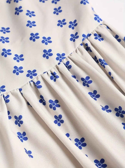 Sardine Print Midi Dress: Effortless Elegance for Every Occasion