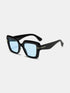 Polycarbonate frame square sunglasses modern square design