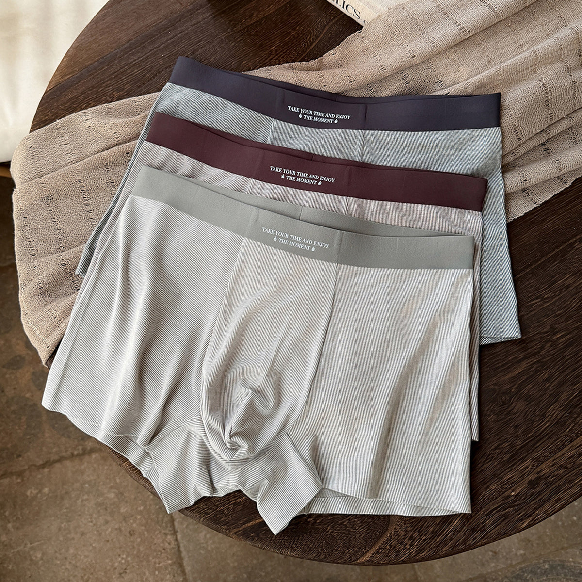 Mens thermal underwear soft fleece fabric