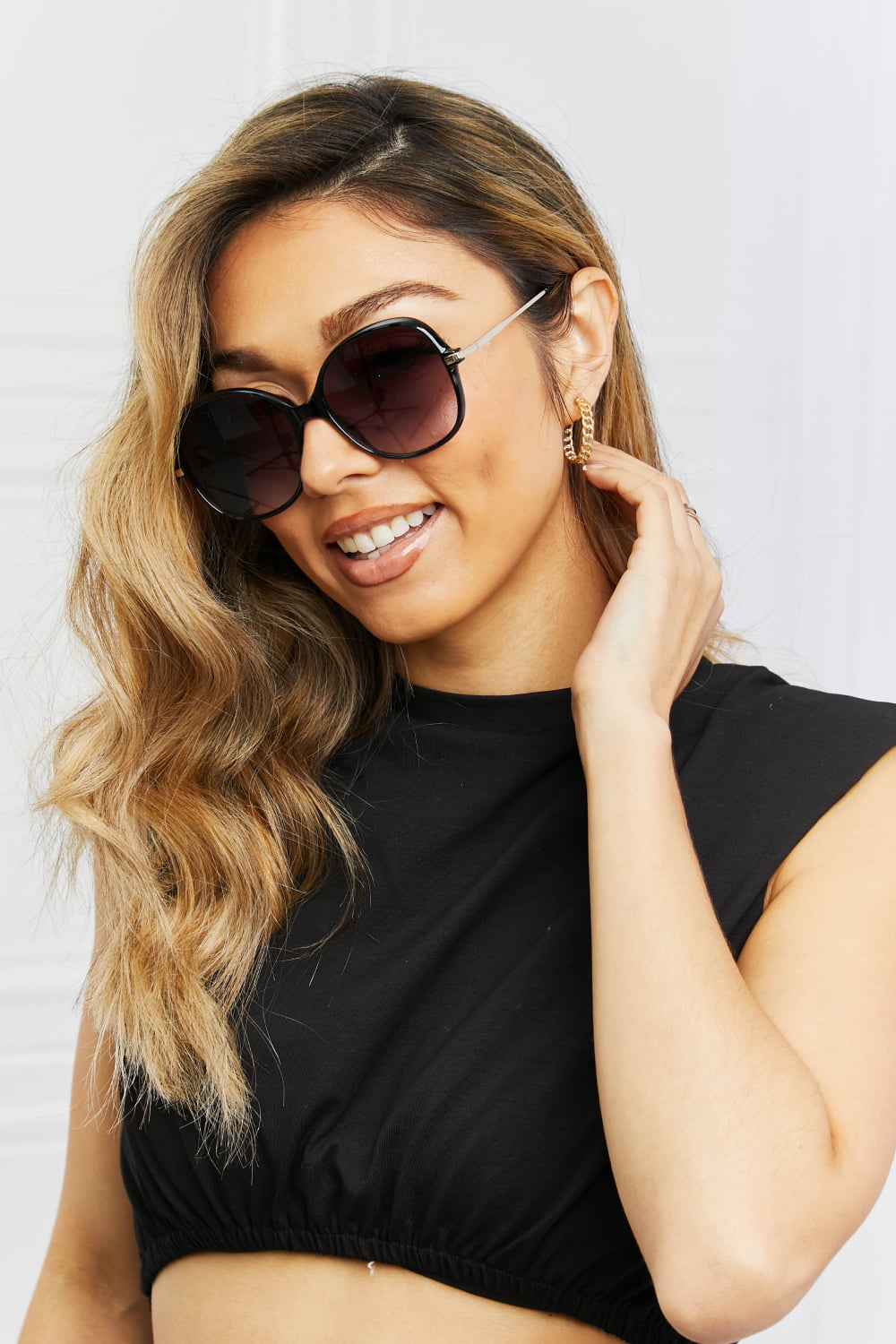 Stylish Full Rim Sunglasses fashion style
