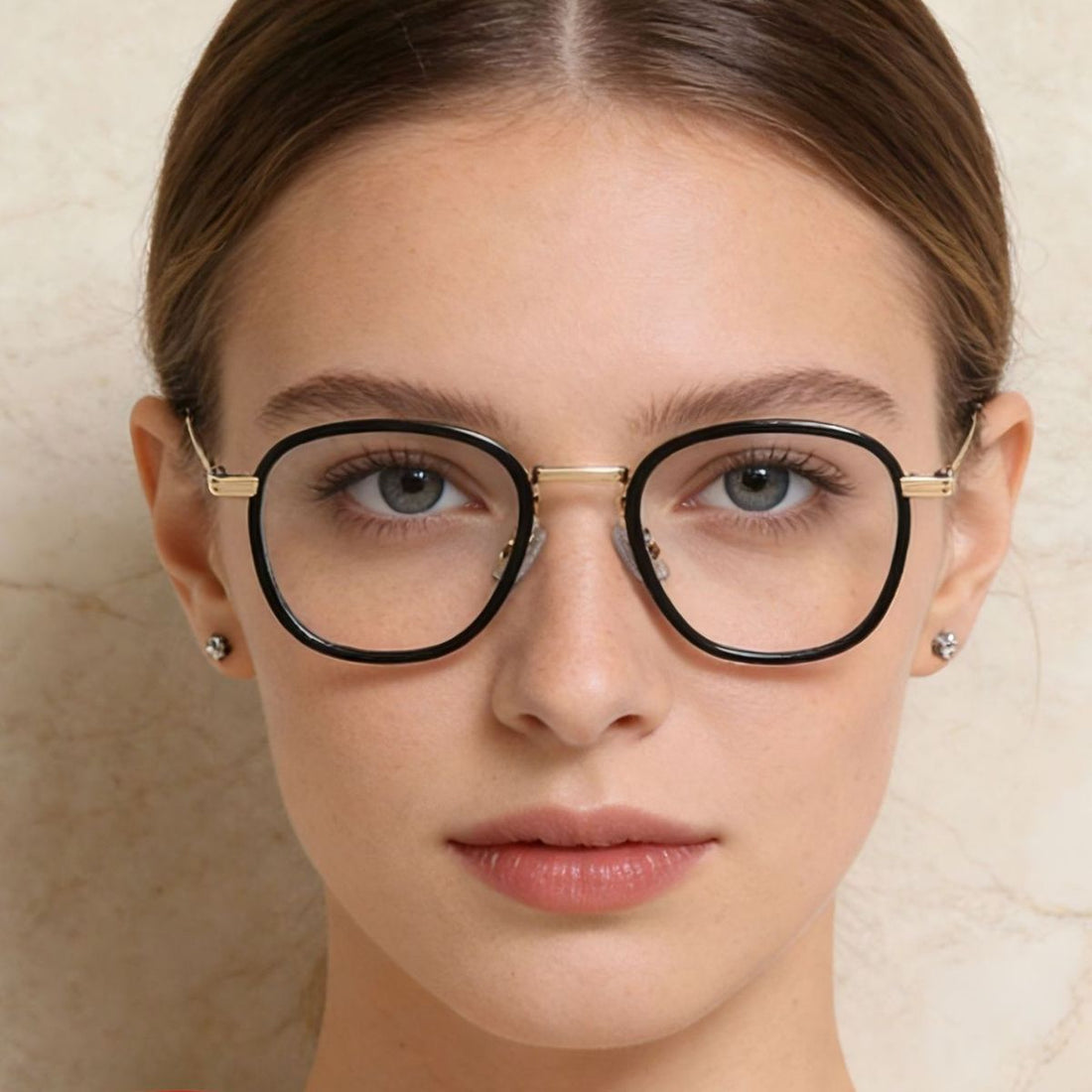Lightweight Metal Temples Glasses everyday style