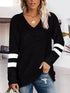 V-Neck Raglan Sleeve T-Shirt styled outfit
