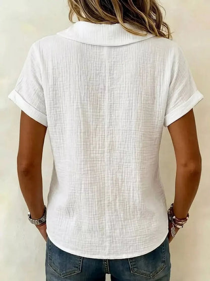 Plus size casual blouse everyday style