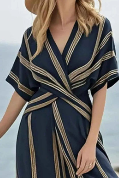 Chic Striped Maxi Dress: Elevate Your Summer Style Effortlessly