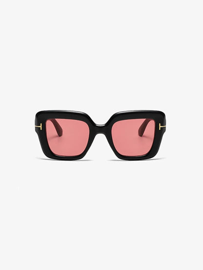 Polycarbonate frame square sunglasses modern square design