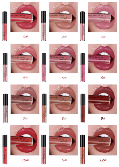 Silky Cream texture Lip Gloss vibrant shades
