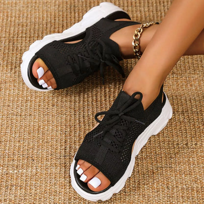 Breathable Platform Sandals women&
