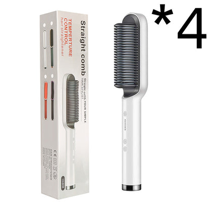 2-in-1 hair straightener and curling comb for versatile hairstyles