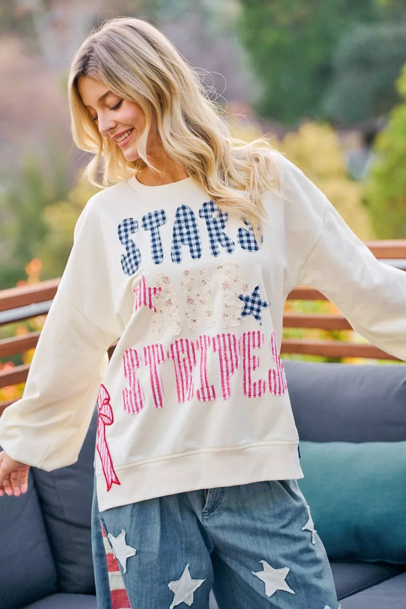 Patriotic 4th of July sweatshirt