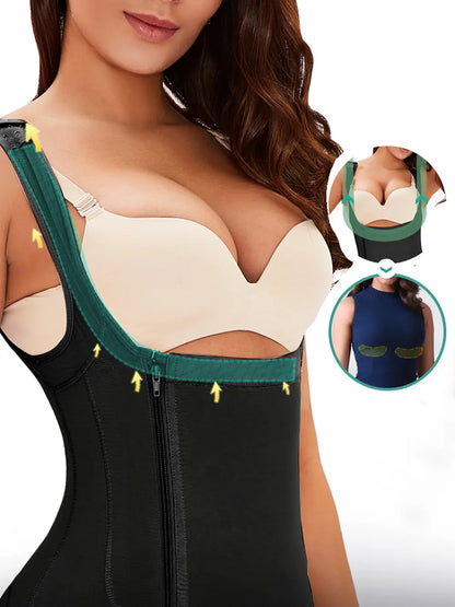 Full Size Side Zip Up Shapewear side zip design