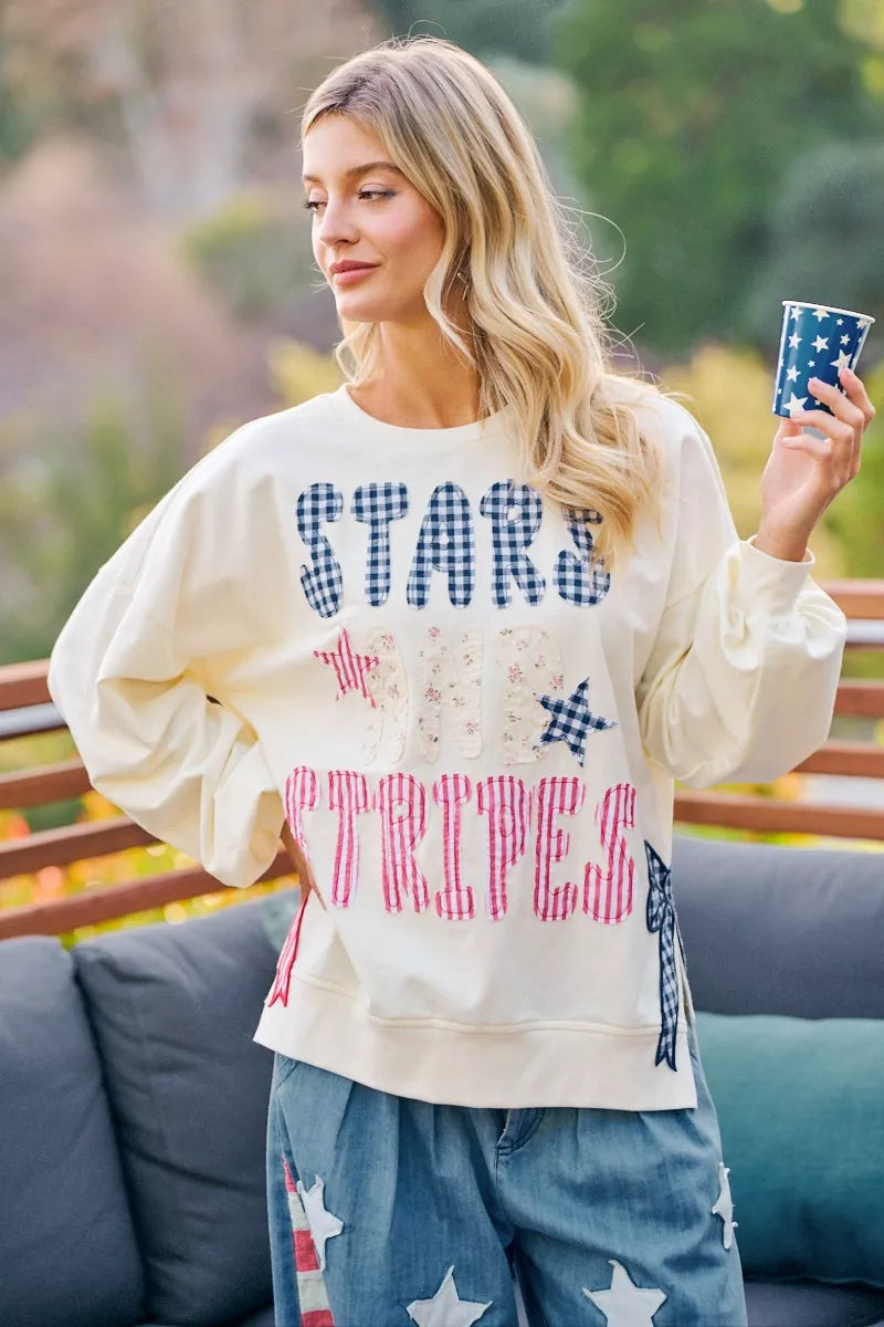 Patriotic 4th of July sweatshirt