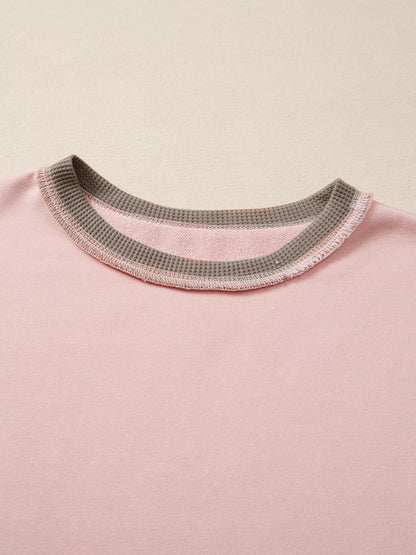 Color Block Oversize Sweatshirt oversized fit