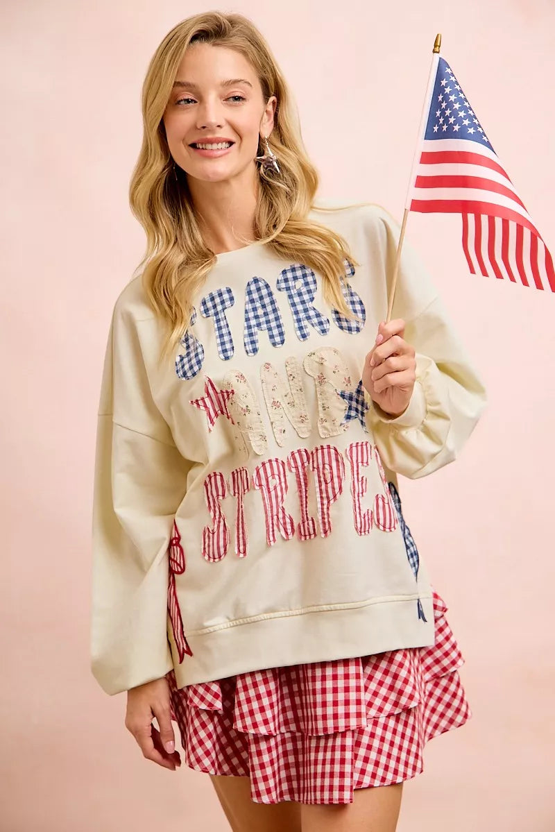 Patriotic 4th of July sweatshirt