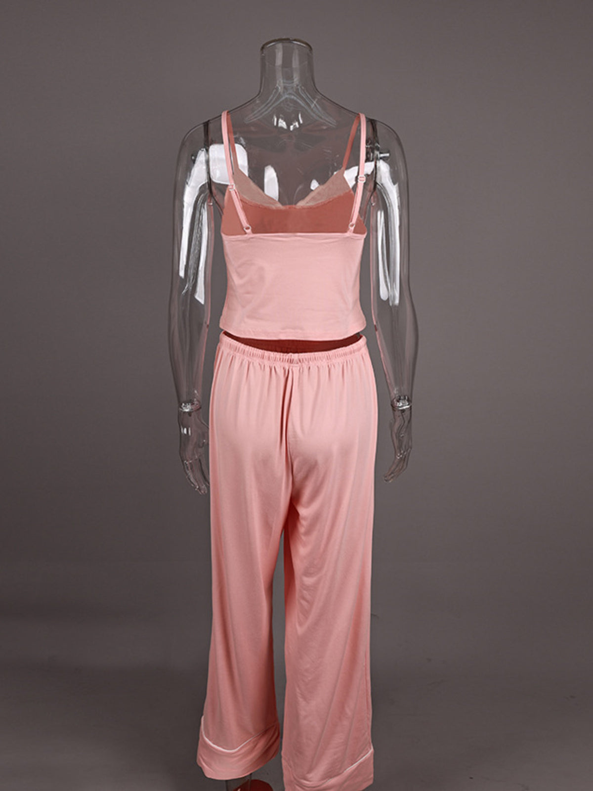 Lace Trim Lounge Set women&