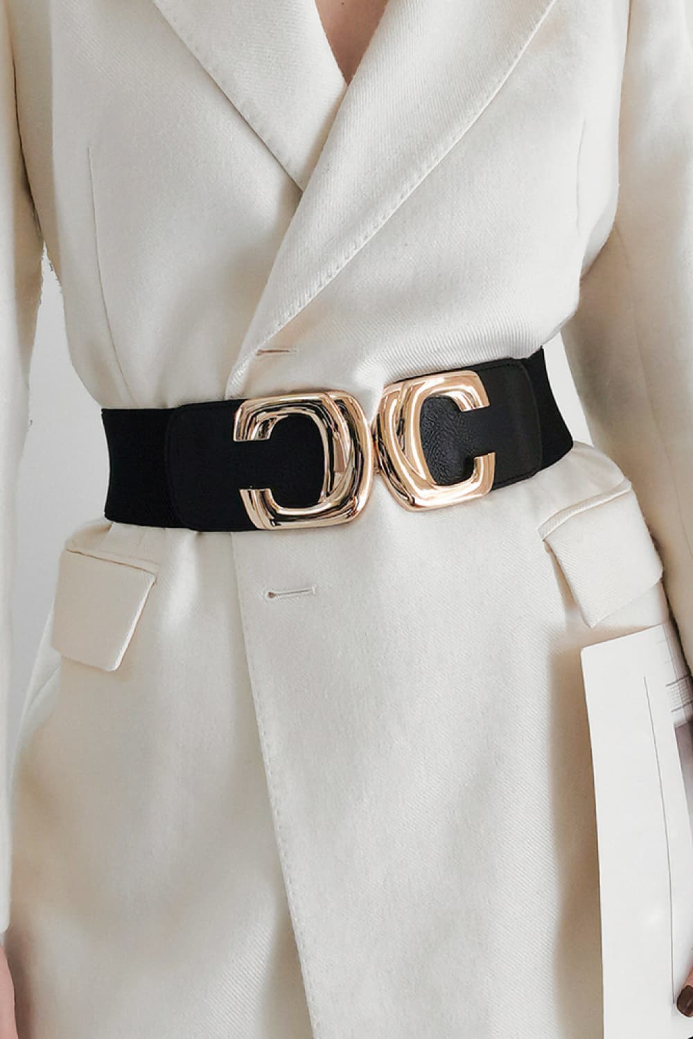 Zinc Alloy Buckle Elastic Belt elastic design