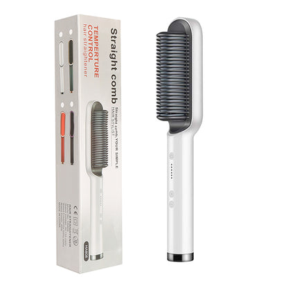 2-in-1 hair straightener and curling comb for versatile hairstyles