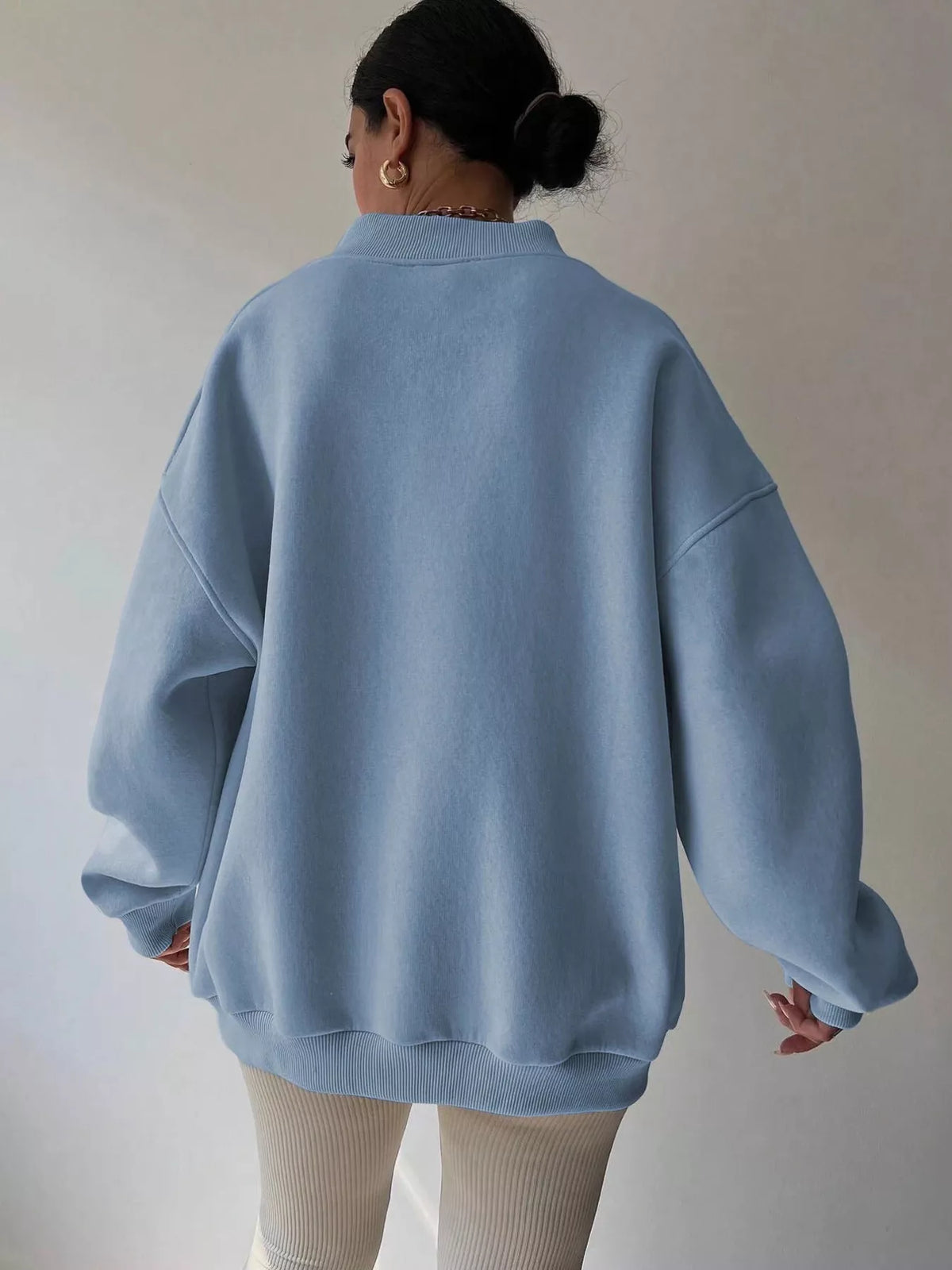 Oversized Long Sleeve Sweatshirt casual outfit