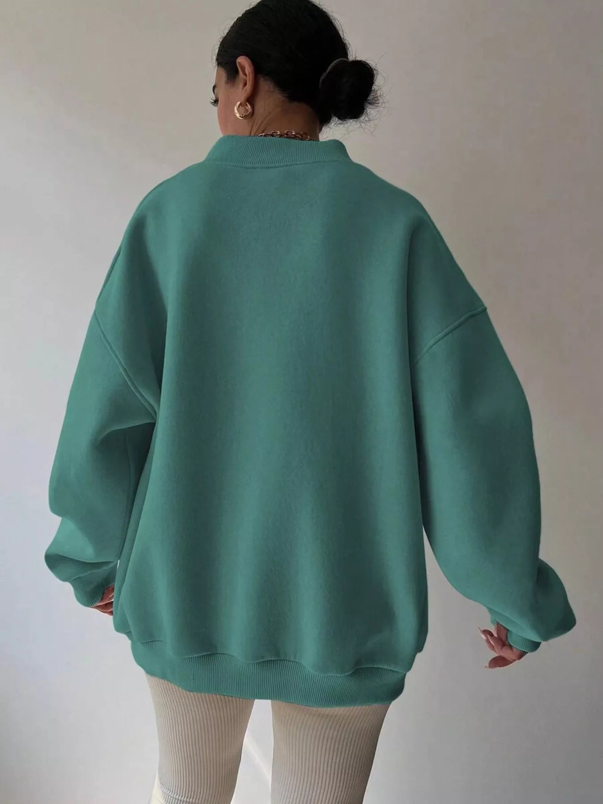 Oversized Long Sleeve Sweatshirt casual outfit