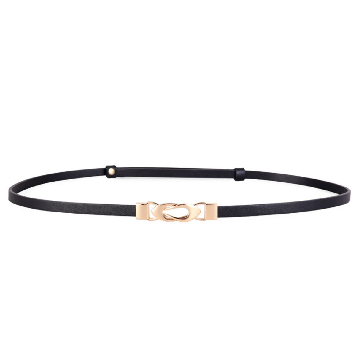 Stylish Skinny Leather Belt – Women&
