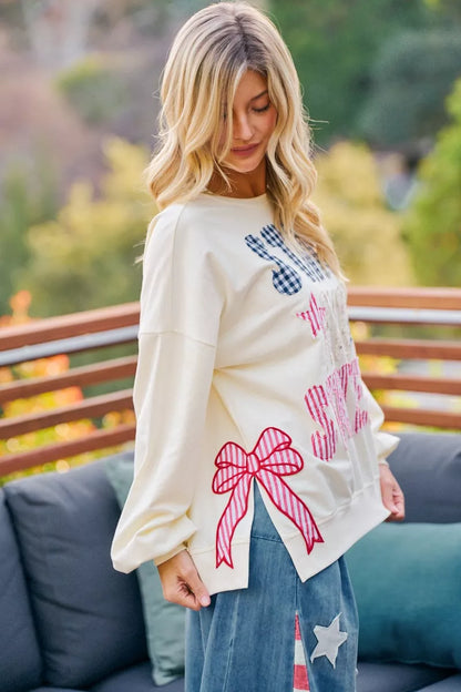 Patriotic 4th of July sweatshirt