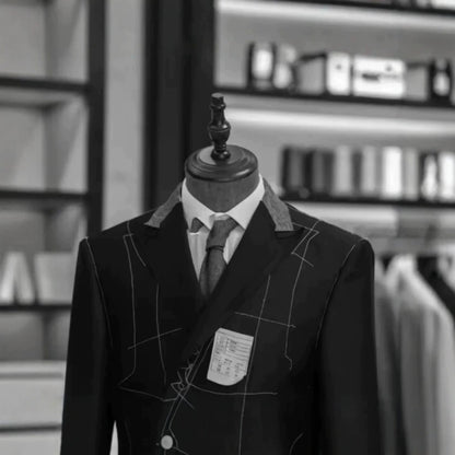 Mens slim fit suit formal business wear