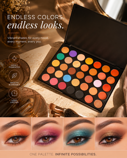 Purple Dusk High Pigment Eyeshadow Palette - Eloria Shop