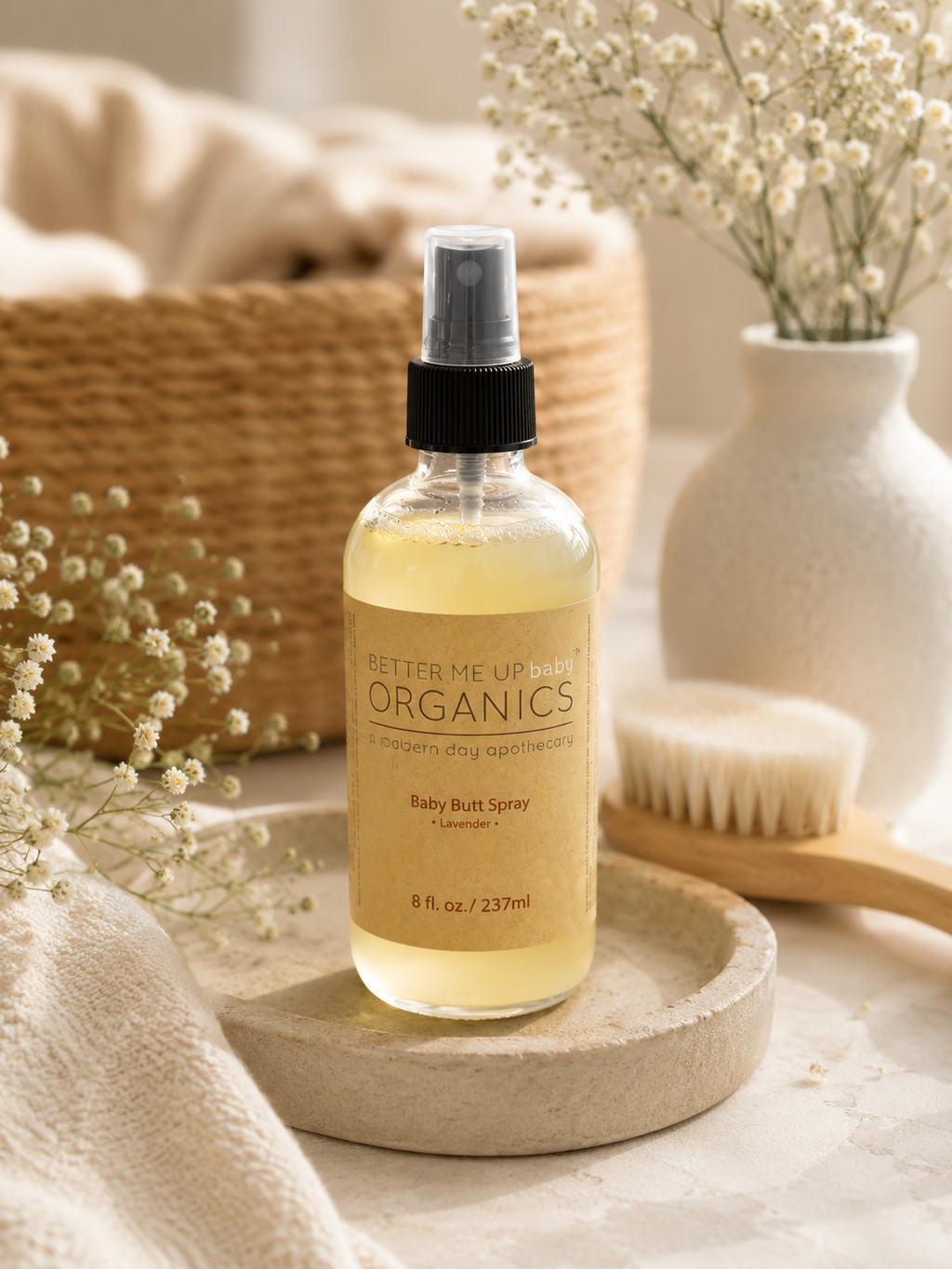 Organic Baby Butt Spray Travel Size