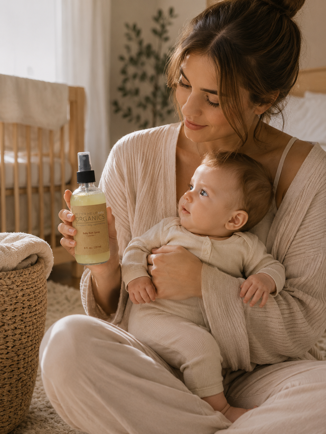 Organic Baby Butt Spray Travel Size - Eloria Shop