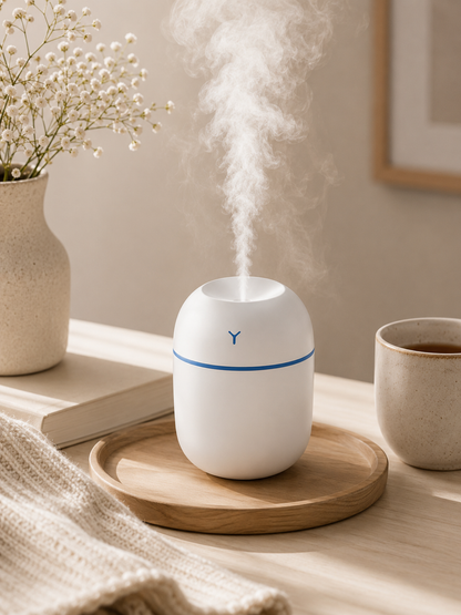 Portable Ultrasonic Humidifier USB Aroma Essential Oil Diffuser LED - Eloria Shop