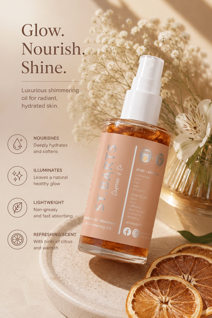 St.Barts - Dry Shimmering Body Oil - Eloria Shop