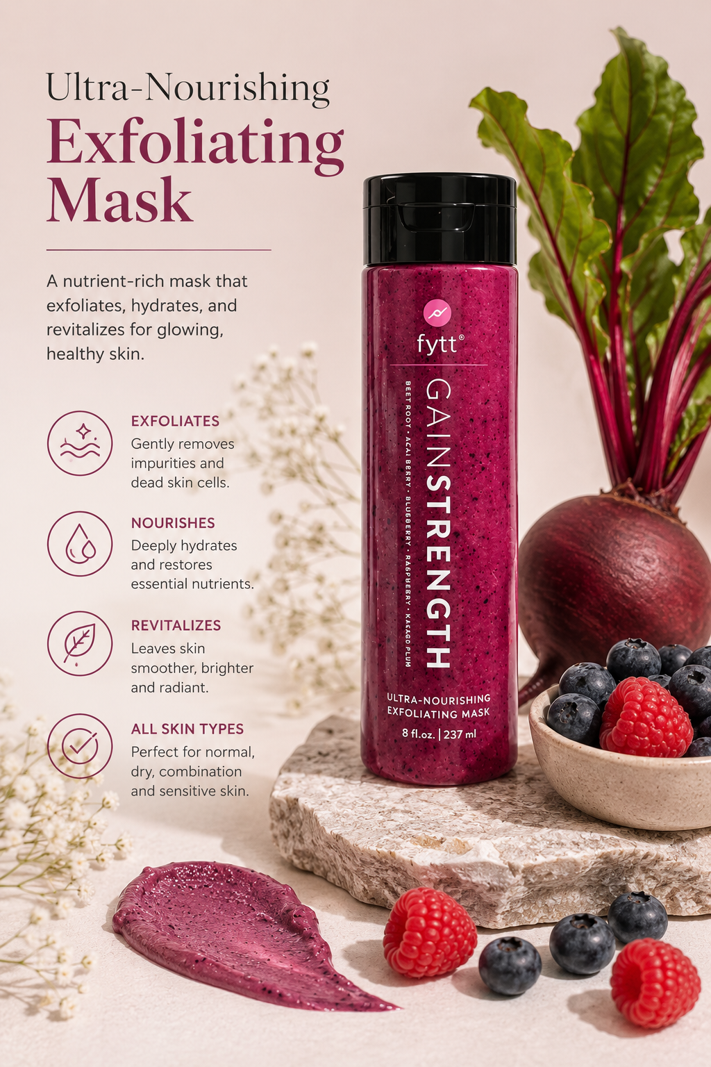 Ultra-Nourishing Exfoliating Mask - Eloria Shop