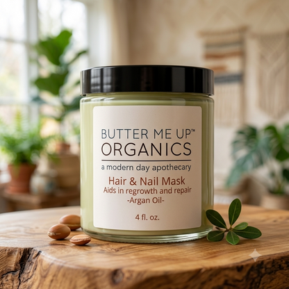 Hair and nail growth mask product for hair and nail care