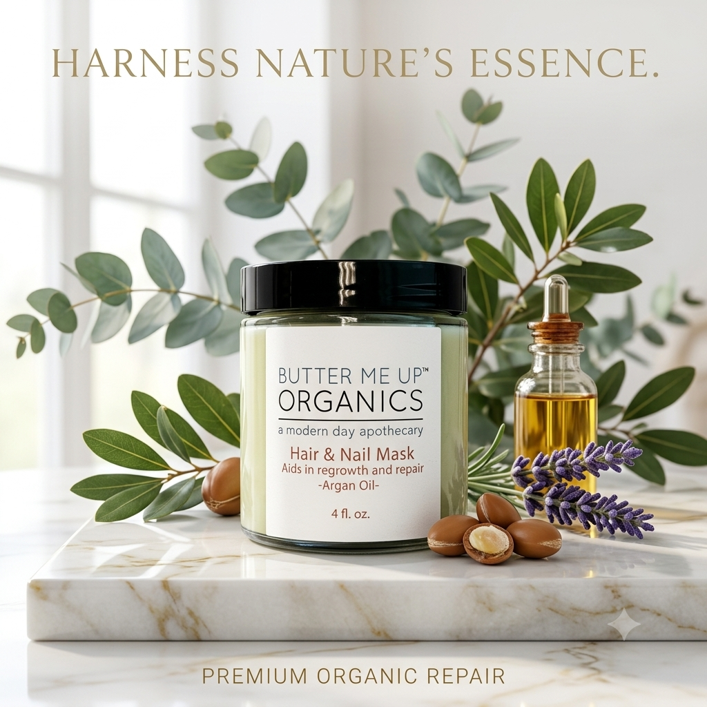 Hair and nail growth mask product for hair and nail care