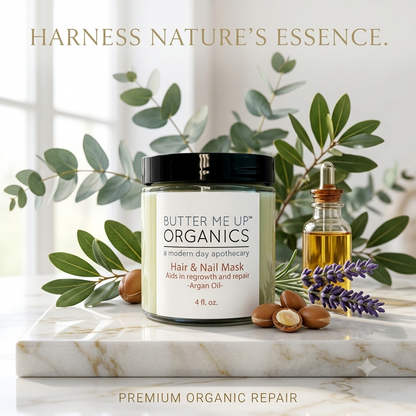 Hair and nail growth mask product for hair and nail care