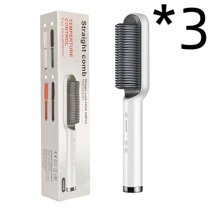 2-in-1 hair straightener and curling comb for versatile hairstyles