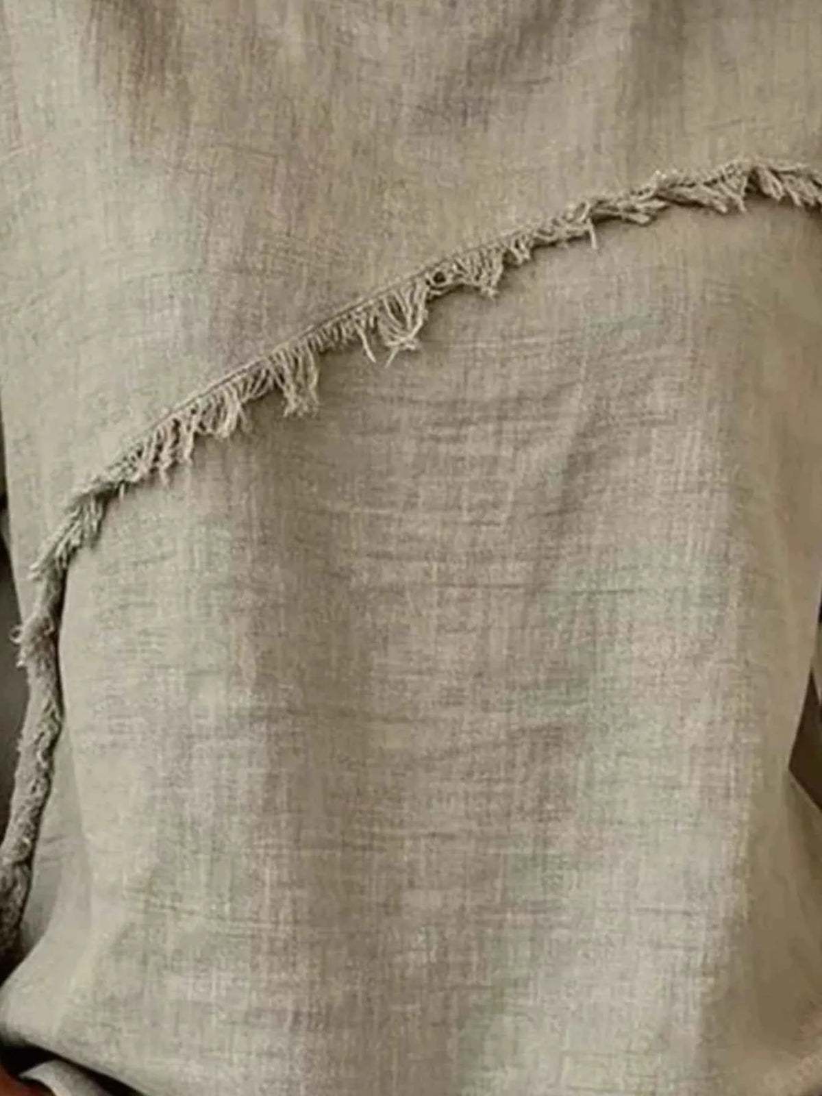 Upgrade Your Look with Our Plus Size Frayed Hem Top for Effortless Chic