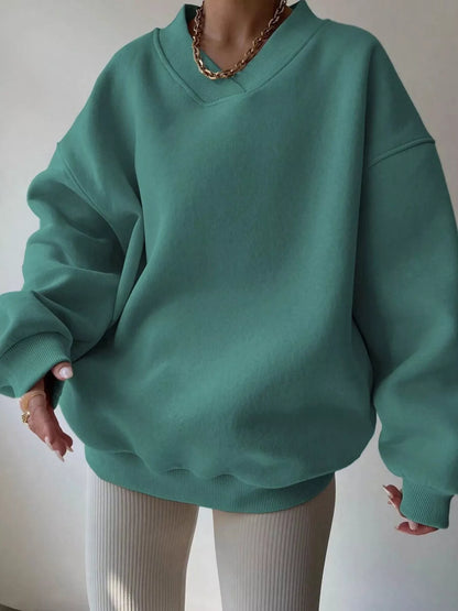 Oversized Long Sleeve Sweatshirt casual outfit