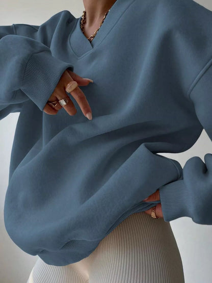Oversized Long Sleeve Sweatshirt casual outfit