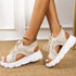 Breathable Platform Sandals women&
