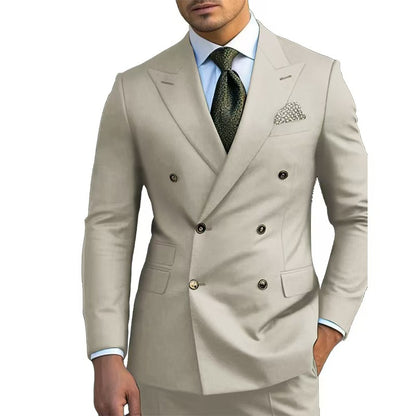 Mens suit set casual business attire for men