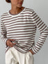 Striped Long Sleeve Sweater styled outfit