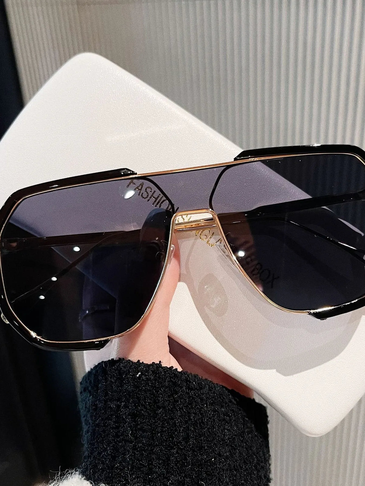 Oversized UV Protection Sunglasses fashion eyewear