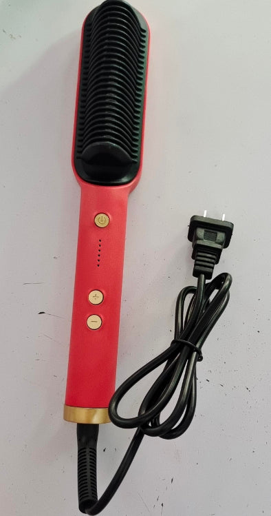 2-in-1 hair straightener and curling comb for versatile hairstyles
