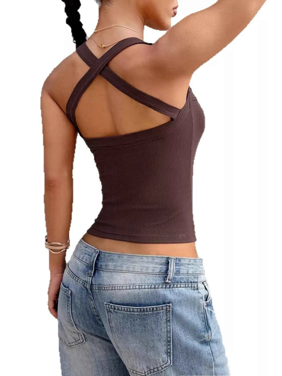 Elevate Your Style with Our Ribbed Square Neck Cami