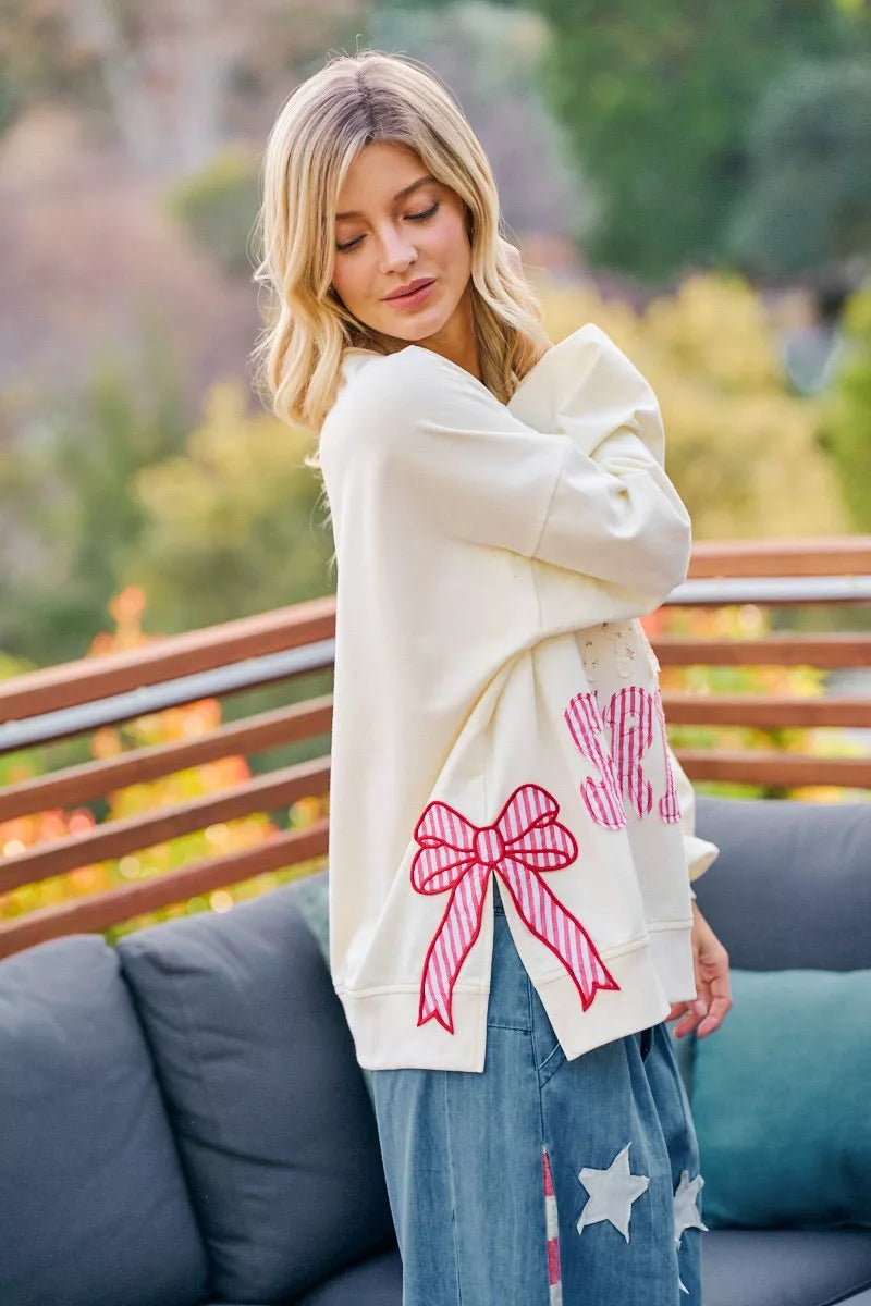 Patriotic 4th of July sweatshirt