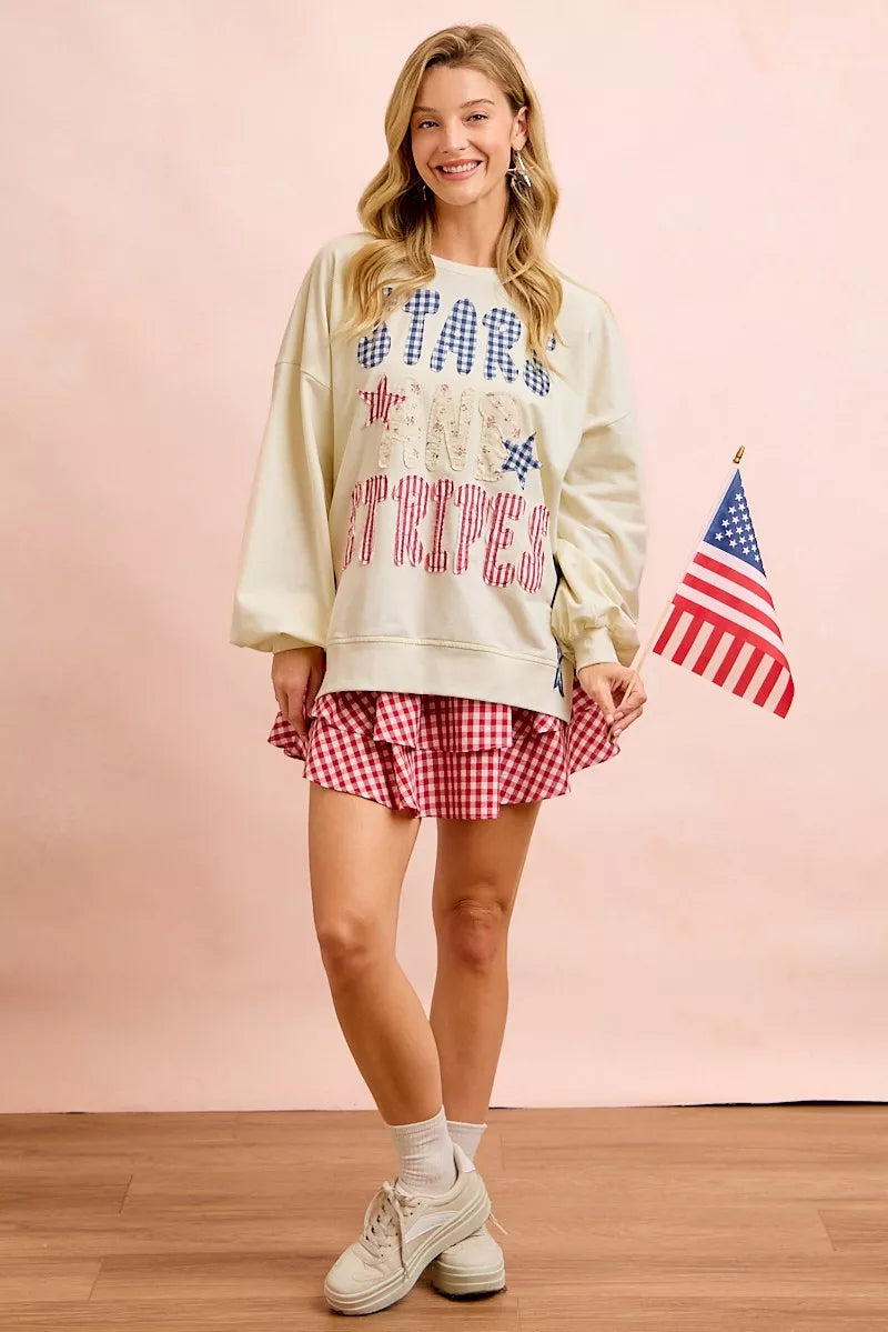 Patriotic 4th of July sweatshirt