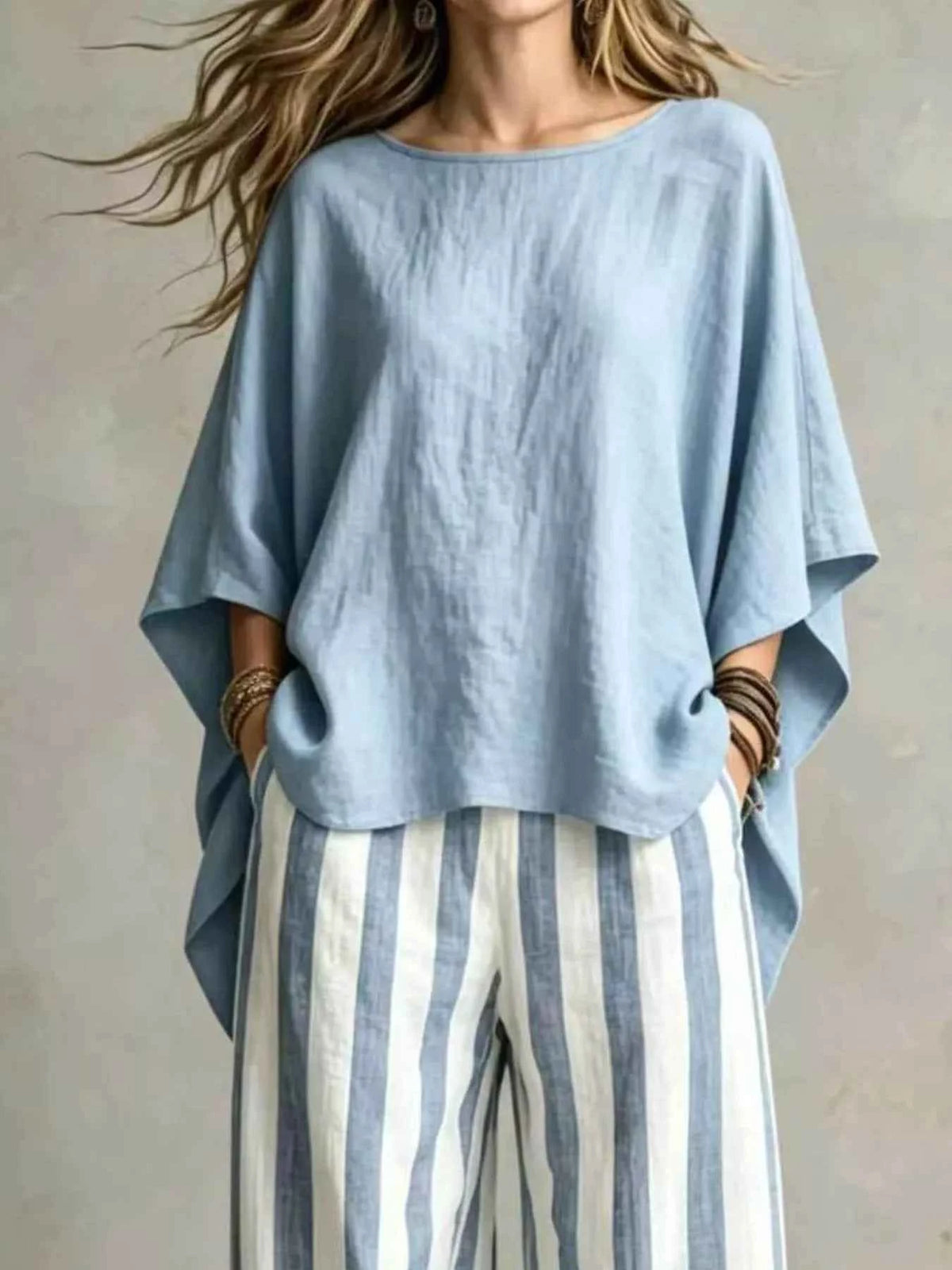 Plus size lounge set solid color design